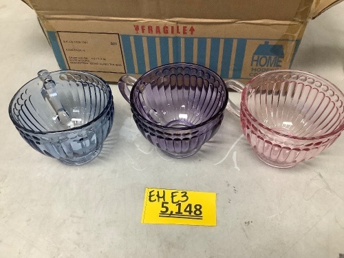 Glass Tea Mugs - 6 pack - Lot 5148