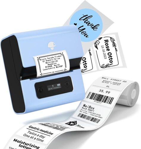 Phomemo 3 Inch Bluetooth Label Maker Machine  - Lot 227