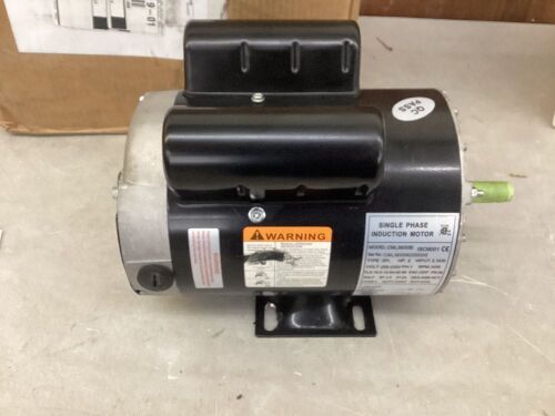 VEVOR Air Compressor Electric Motor, 5 HP SPL 3450 RPM, 208-230 Volt 3.1 KW Single Phase, 56 Frame 5/8" Keyed Shaft 60 Hz, Commercial-Duty CCW Rotation, 1.88" Shaft Length NEMA for Air Compressors - Lot 460