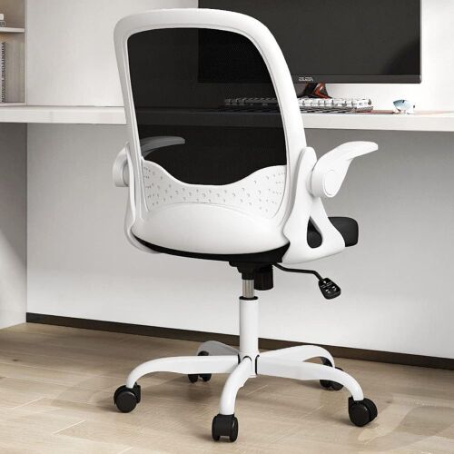 Sytas Ergonomic Rolling Swivel Mesh Computer Task Chair with Flip-up Arms - Lot 532