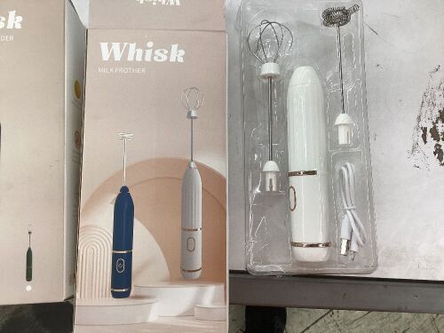 Lot of (3) Whisk Electric Milk Frothers - Lot 634