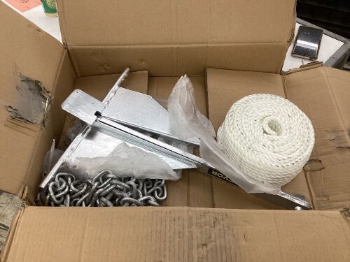 Boat Anchor & Rope  - Lot 699