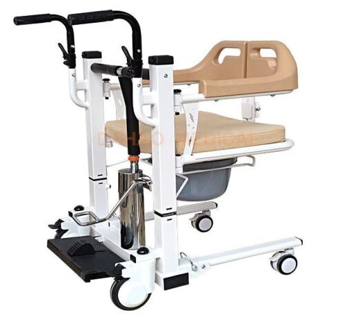 Hydraulic Lift Transfer Chair With Commode - Lot 90