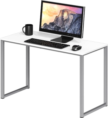 SHW Home Office 32-Inch Computer Desk, White - Lot 69