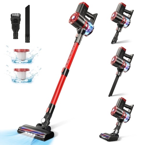 PRETTYCARE W100 Lightweight Quiet Vacuum Cleaner Perfect for Hardwood Floor Pet Hair - Lot 87
