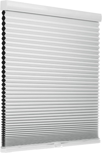 Changshade Cellular Shades and Blinds for Indoor Windows Cordless Blackout Light Blocking Room Darkening Honeycomb Easy Install 1.5'' Single Cell Pleated, Shade Size 44" W x 72" H White,JZCEL44WT72C - Lot 97