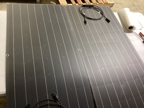 Solar Panels 46 X 21 panels only  - Lot 278