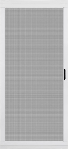K.D. Heavy Duty Aluminum Sliding Patio Screen Door Kit - 2.5" Frame (White, 36''x80'') Mosquito Proof for Patio Backyard Kitchen and Bedroom - Lot 349