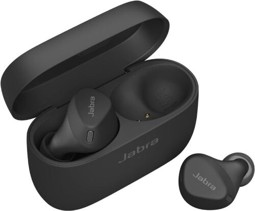 Jabra Elite 4 Active in-Ear Bluetooth Earbuds – True Wireless Earbuds with Secure Active Fit, 4 Built-in Microphones, Active Noise Cancellation and Adjustable HearThrough Technology – Black - Lot 4491