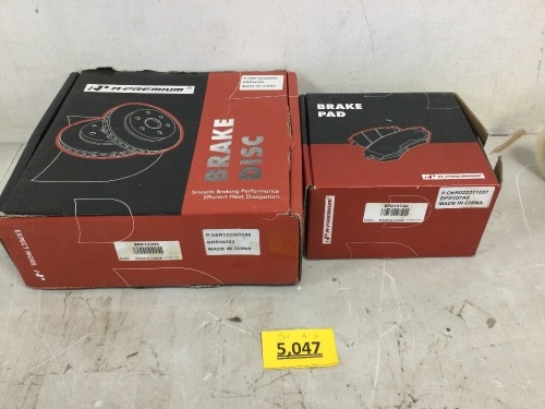 A-Premium Disc Brake Rotors & Brake Pads - Lot 5047