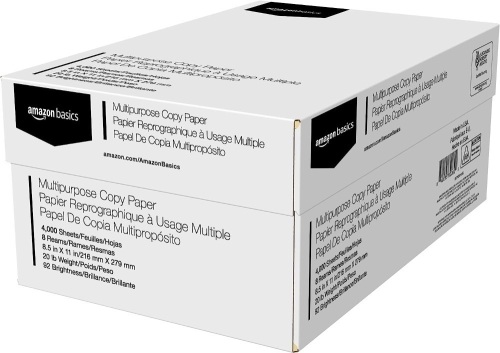 Amazon Basics Multipurpose Copy Paper - Lot 5048