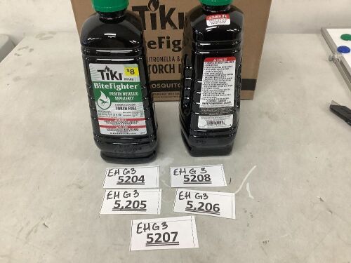Box of Tiki Brand Bite Fighter Torch Fuel 6ct - Lot 5204
