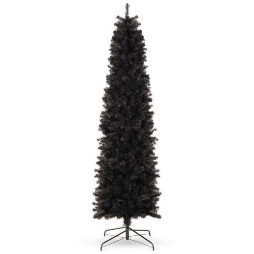Black Artificial Pencil Holiday Christmas Tree - Lot 5360