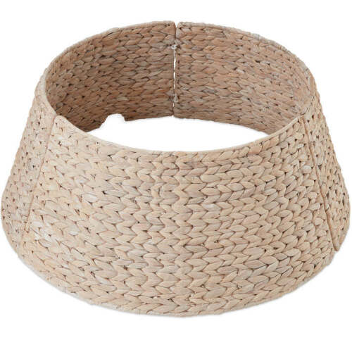Woven Hyacinth Christmas Holiday Tree Collar - 24in - Lot 5373