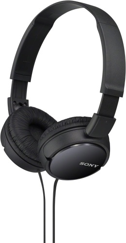 Sony ZX Series Wired On-Ear Headphones, Black MDR-ZX110, 7.87 x 1.81 x 5.87 inches - Lot 3345
