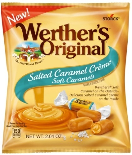Werther’S Original Salted Caramel Creme Soft Caramels, 2.04 Oz - 12 Count - Lot 5388