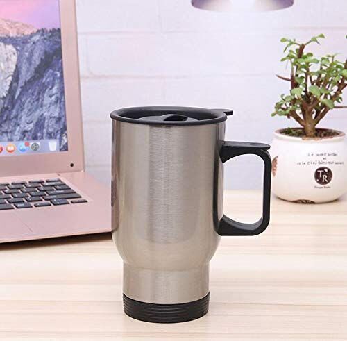 2 Pack Sublimation Stainless Travel Mugs, Silver - Lot 617