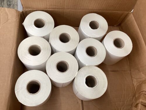 Lot of (9) Shipping Label Rolls - Lot 633