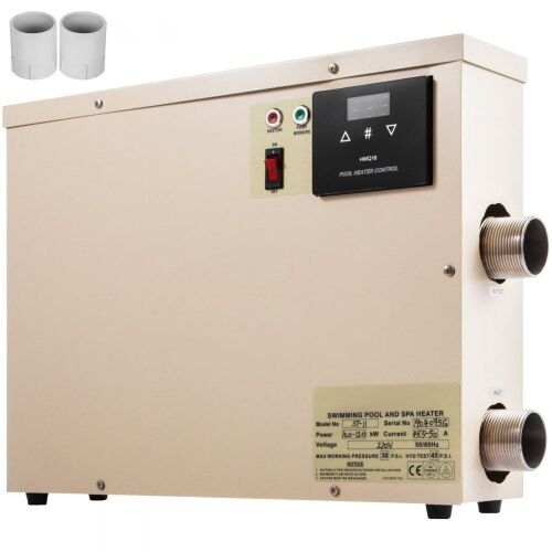 VEVOR Electric Pool Heater 11KW 240V fit for Thermostat, for Max 1981 Gallon Pool  - Lot 729
