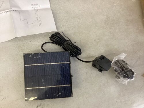 Lot of (21) Small Solar FountainPumps - Lot 292