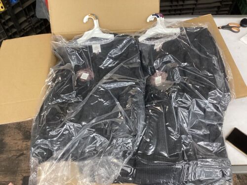Case of Knox Rose Women's Long Sleeve Top, Charcoal - Multiple Sizes  - Lot 702