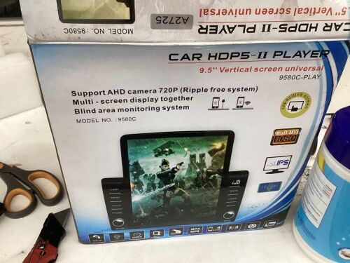 9.5" Vertical Screen Car Multimedia Player - Lot 658