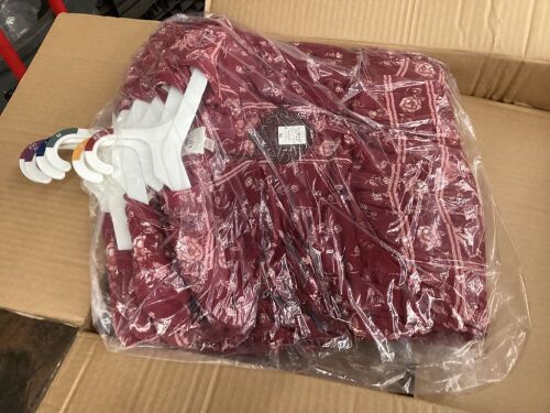 Case of Knox Rose Floral Printed Short Dress - Multiple Sizes - Lot 677