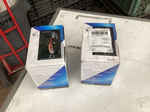 Lot of (2) 6.2" Car Multimedia Player - Lot 685