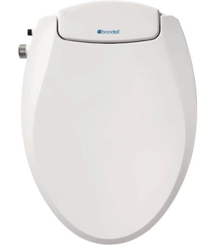 Brondell Swash Ecoseat Non-Electric Bidet Toilet Seat, Elongated Fit  - Lot 652
