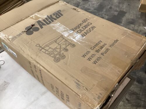 Aukur Folding Wagon with Canopy  - Lot 672