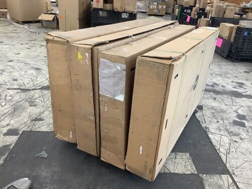 Lot of (4) Twin XL Mattress Foundations, Can Be Used as (2) King Size - Lot 698
