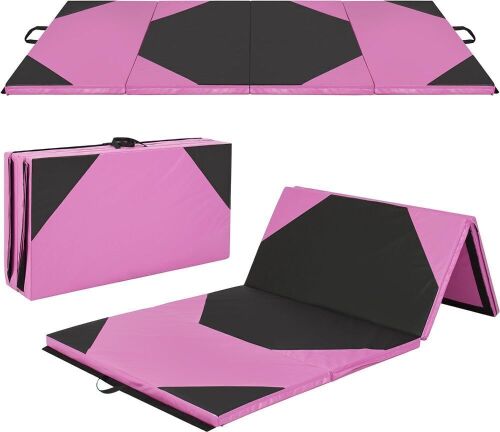 8ft 4-Panel Foam Folding Exercise Gym Mat - Scratches on Edge - Lot 323