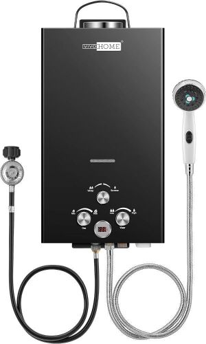 VIVOHOME 10L 2.64GPM Portable Outdoor Propane Gas Tankless Water Heater  - Lot 93