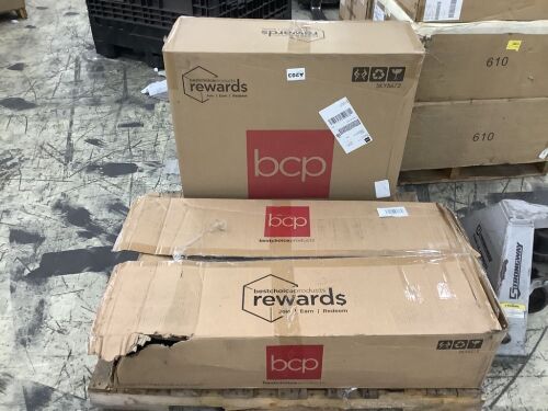 Lot of (2) 50,000 BTU Fire Pit Tables - Uninspected, Open Box  - Lot 531