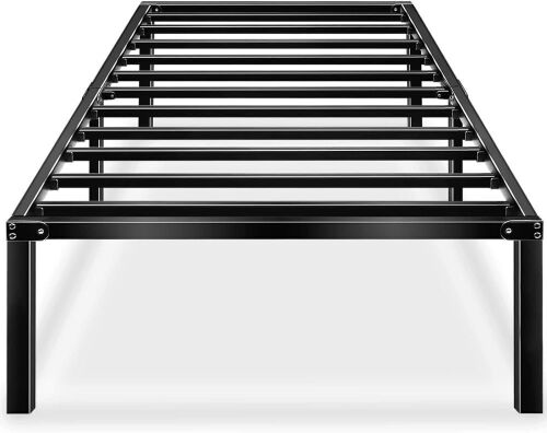 HAAGEEP 18 Inch Metal Platform Twin Bed Frame  - Lot 580