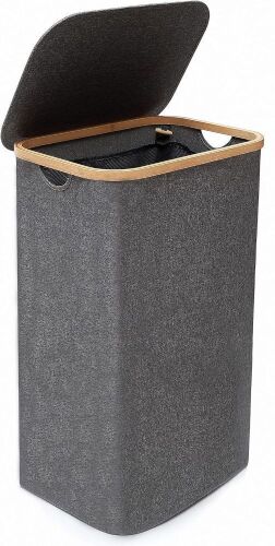 Bienvoun Laundry Basket with Lid  - Lot 486