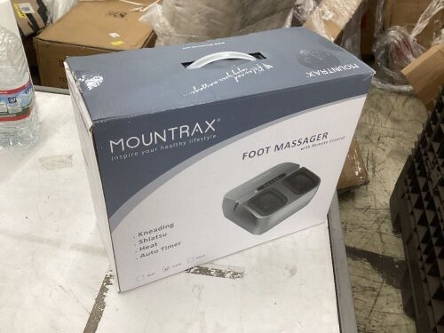 Mountrax Foot Massager with Heat & Remote - Lot 477