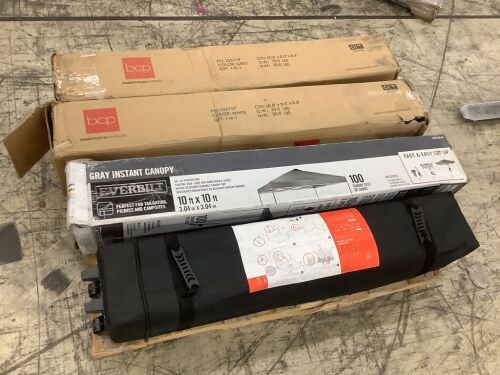 Lot of (4) Pop Up Canopies - Uninspected, Open Box  - Lot 448