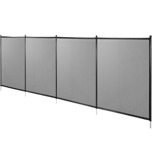 VEVOR Black Mesh Pool Fence for Inground Pools, 4' x 72'  - Lot 74