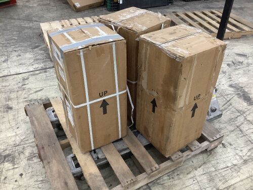 Lot of (3) VEVOR Commercial Peanut Sesame Grinding Machine, 15000g/h, 110V - Uninspected, Open Box  - Lot 124