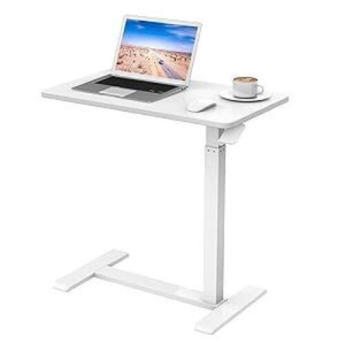 FLEXISPOT Height Adjustable Side Table Overbed Table - Lot 381