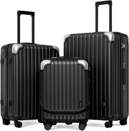 LEVEL8 Grace 3 Piece Hardshell Luggage Set - Lot 139