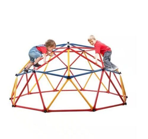 Nyeekoy Outdoor Kids Metal Frame Jungle Gym Climbing Dome - Lot 41