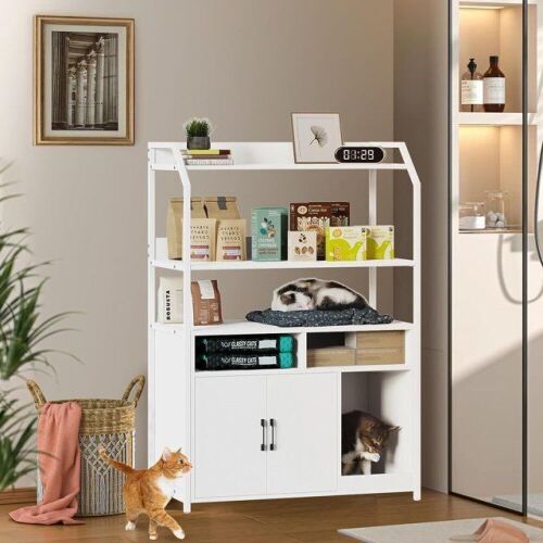 Cat Litter Box Enclosure Furniture - Lot 33