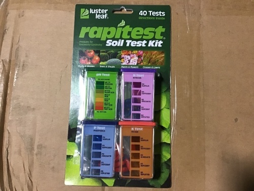 Case of (6) Luster Leaf 1601 Rapitest Soil Test Kit, 40 Tests  - Lot 319