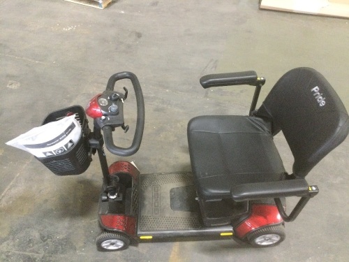 Pride Mobility Scooter, No Charger  - Lot 404