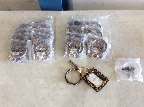 Lot of (20) Coolcos Wristlet Keychain Wallet w/ ID Window - Lot 602