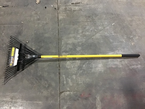 Lot of (6) Pro-Trade Leaf Rake 24 Tine 51 in. Fiberglass Handle - Lot 628