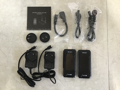 measy Nano 2.4G/5.8G up to 330FT HDMI Wireless Audio Video Wireless Transmission System Wireless HDMI Extender Transmitter Receiver  - Lot 912