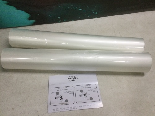 Premium Clear Gloss Laminating Rolls 3 MIL 1" Core, 25" x 250', 2 Rolls - Lot 940